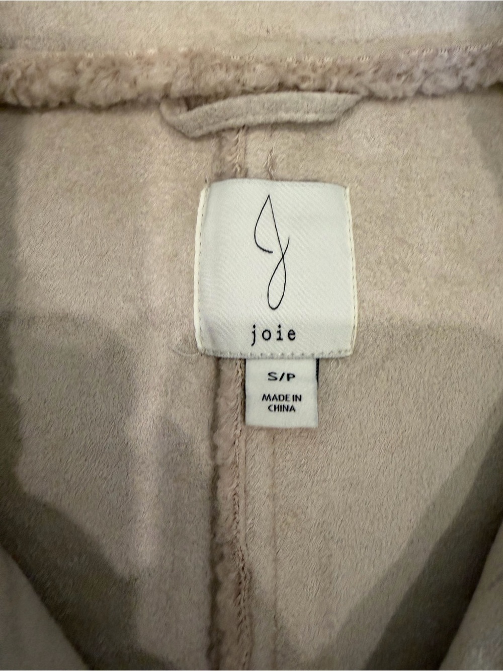 Joie Teddy Shacket Jacket - Light Taupe - Picture 2 of 2